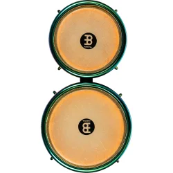 Meinl Percussion S400PBK Spectrum Series 7" &amp; 8 1/2" Bongo Trommer (Phantom Black)