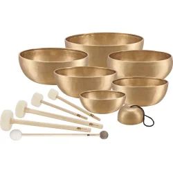 Meinl Sonic Energy SB-SET-CHA 7-delt Chakra Syngesk�l S�t (250/700/1000/1400/1500/1800/2200g) inkl. k�ller &amp; tilbeh�r