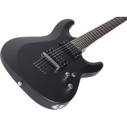 Schecter C-6 Deluxe Satin Black