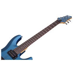 Schecter C-6 Deluxe Satin Metallic Lysebl