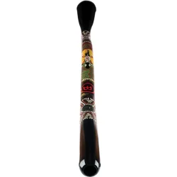 Meinl Percussion SDDG2-BK Syntetisk S-formet Didgeridoo (130 Cm, Sort, C# Stemt) 