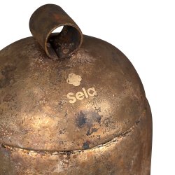 Sela Percussion SEHB7A H�ndlavet Harmony Noah Bell Traditionel Klokke 10cm inkl. gummi k�lle