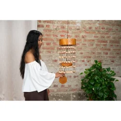 Meinl Sonic Energy SKMCHFOL Lydeffekt Flower Of Life Meditation Chimes Kenari Fr� N�ddeskaller 