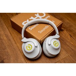 Soho 45�s White Tr�dl�s Aktive St�jreducerende Hovedtelefoner