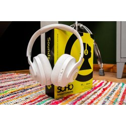 Soho 45�s White Tr�dl�s Aktive St�jreducerende Hovedtelefoner