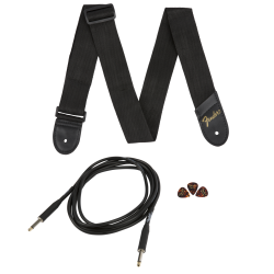 Squier by Fender Stratocaster Pack sort El Guitar S�t