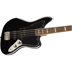 Squier by Fender Classic Vibe Jaguar Bass, Laurel, Black El Bas