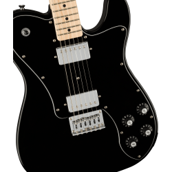 Squier by Fender Affinity Series� Telecaster� Deluxe, Maple, Black HH El Guitar
