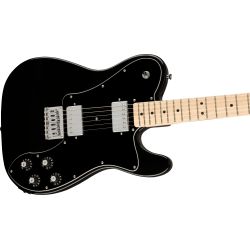 Squier by Fender Affinity Series� Telecaster� Deluxe, Maple, Black HH El Guitar