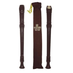 Suzuki SRE-505 Sopran Blokfl�jte m/engelsk (barok) greb inkl. rensepind, skema &amp; pose 