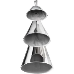 Meinl Percussion STBAGTRI-CH Traditionel Stil Triple A-Go-Go Bell/Klokke Chrome Finish (Medium) 