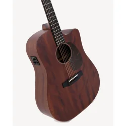 Sigma DMC-15E Dreadnought Mahogni Western Guitar m/pickup &amp; cutaway (Natural Satin) 