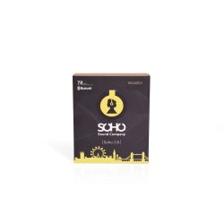 Soho 2.6 Gray Tr�dl�s Hybrid St�jreducerende Hovedtelefoner med 100 timers batterilevetid