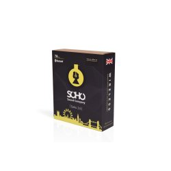 Soho 2.6 Gray Tr�dl�s Hybrid St�jreducerende Hovedtelefoner med 100 timers batterilevetid