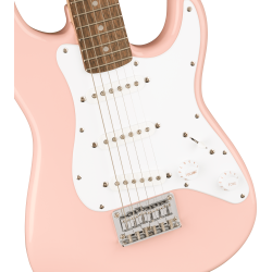 Squier by Fender Mini Stratocaster�, Shell Pink El Guitar