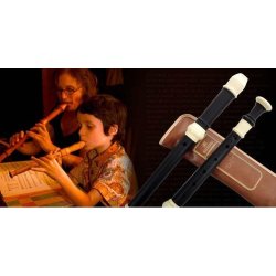 Suzuki ARE-711 Alto Blokfl�jte m/engelsk (barok) greb inkl. rensepind, sm�relse, skema &amp; pose 