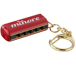 Suzuki MHK-5R Mini 5 Huls 10 Toners Mundharmonika N�glering (r�d)