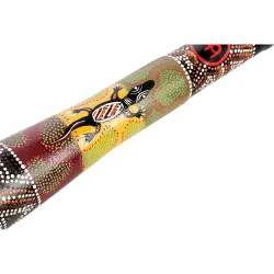 Meinl Percussion TSDDG2-BK Syntetisk Rejse Didgeridoo (61 Cm - 152 Cm, Sort, D Stemt) inkl. taske 