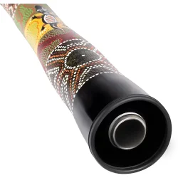 Meinl Percussion TSDDG2-BK Syntetisk Rejse Didgeridoo (61 Cm - 152 Cm, Sort, D Stemt) inkl. taske 