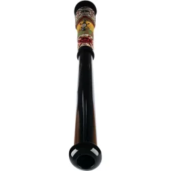 Meinl Percussion TSDDG2-BK Syntetisk Rejse Didgeridoo (61 Cm - 152 Cm, Sort, D Stemt) inkl. taske 