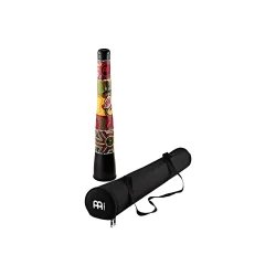 Meinl Percussion TSDDG2-BK Syntetisk Rejse Didgeridoo (61 Cm - 152 Cm, Sort, D Stemt) inkl. taske 