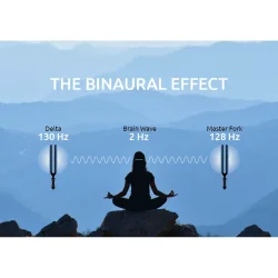 Meinl Sonic Energy TTF-DELTA Binaural Terapeutisk Stemmegaffel (Delta 130 Hz)