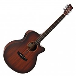 Tanglewood TW4EKOA Super Folk Cutaway Western Guitar
