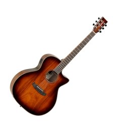 Tanglewood TW4EVCKOA Grand Auditorium Venetian Western Guitar
