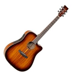 Tanglewood TW5EKOA Dreadnought Cutaway Western Guitar