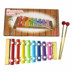 Xylofon DF918-B m/8 farverige metal toner