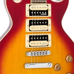 Vintage V1003CSB ReIssued 3 Pickup Cherry Sunburst Elektrisk Guitar