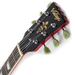 Vintage V100CS ReIssued Cherry Sunburst Elektrisk Guitar