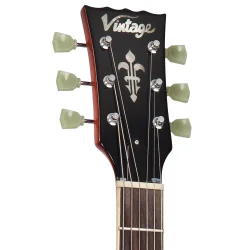 Vintage V100HB ReIssued Honeyburst Elektrisk Guitar 