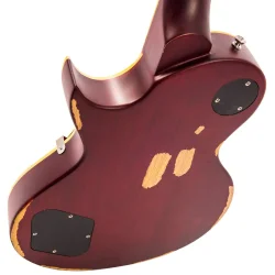 Vintage V100MRCS ICON Distressed Cherry Sunburst Elektrisk Guitar