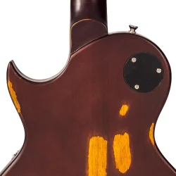 Vintage V100MRGT ICON Distressed HH Gold Top Elektrisk Guitar