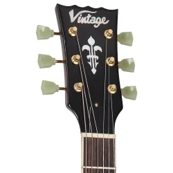 Vintage V100TSB ReIssued Tobacco Sunburst Elektrisk Guitar