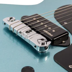 Vintage V120GHB ReIssued Gun Hill Blue Elektrisk Guitar