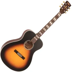 Vintage V130VSB Historic Series 'Folk' Acoustic Vintage Sunburst Western Guitar