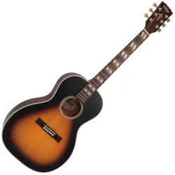 Vintage V180VSB Historic Series 'Parlour' Acoustic Vintage Sunburst Western Guitar