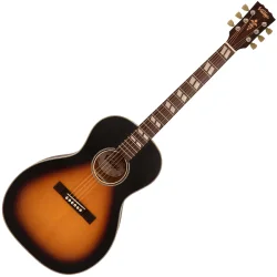 Vintage V180VSB Historic Series 'Parlour' Acoustic Vintage Sunburst Western Guitar