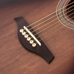 Vintage V300AQ Akustisk Folk Western Guitar (Antiqued)