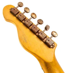 Vintage V62MRAB ICON Distressed Ash Blonde Elektrisk Guitar 