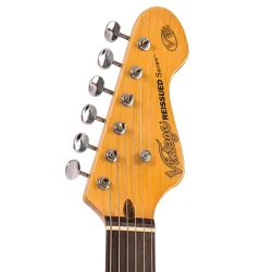 Vintage V65VVW ReIssued Vibrato Vintage White Elektrisk Guitar 