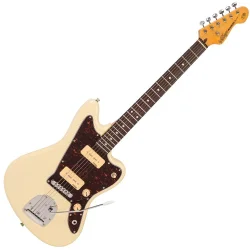 Vintage V65VVW ReIssued Vibrato Vintage White Elektrisk Guitar 