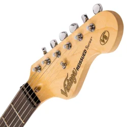 Vintage V6CAB ReIssued Candy Apple Blue Elektrisk Guitar