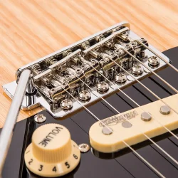 Vintage V6MNAT ReIssued Natural Ash Elektrisk Guitar