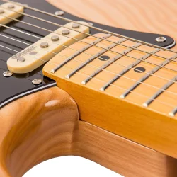 Vintage V6MNAT ReIssued Natural Ash Elektrisk Guitar