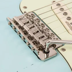 Vintage V6MRLB ICON Distressed Laguna Blue Elektrisk Guitar