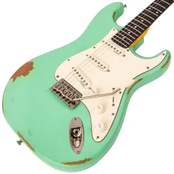 Vintage V6MRVG ICON Distressed Ventura Green Elektrisk Guitar