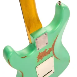Vintage V6MRVG ICON Distressed Ventura Green Elektrisk Guitar